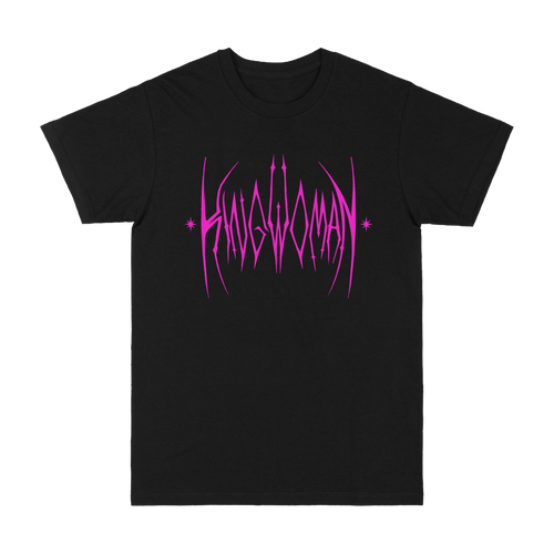 King Woman - Logo Tee - Black/Pink